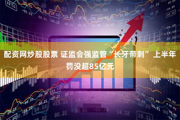 配资网炒股股票 证监会强监管“长牙带刺” 上半年罚没超85亿元
